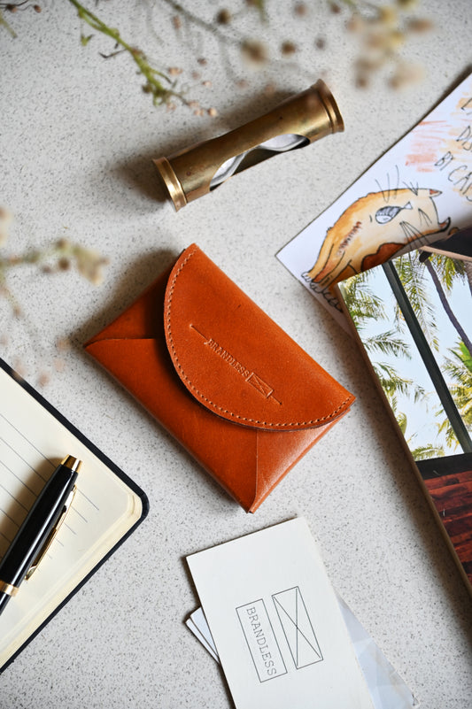 Essential Card Case- Tan