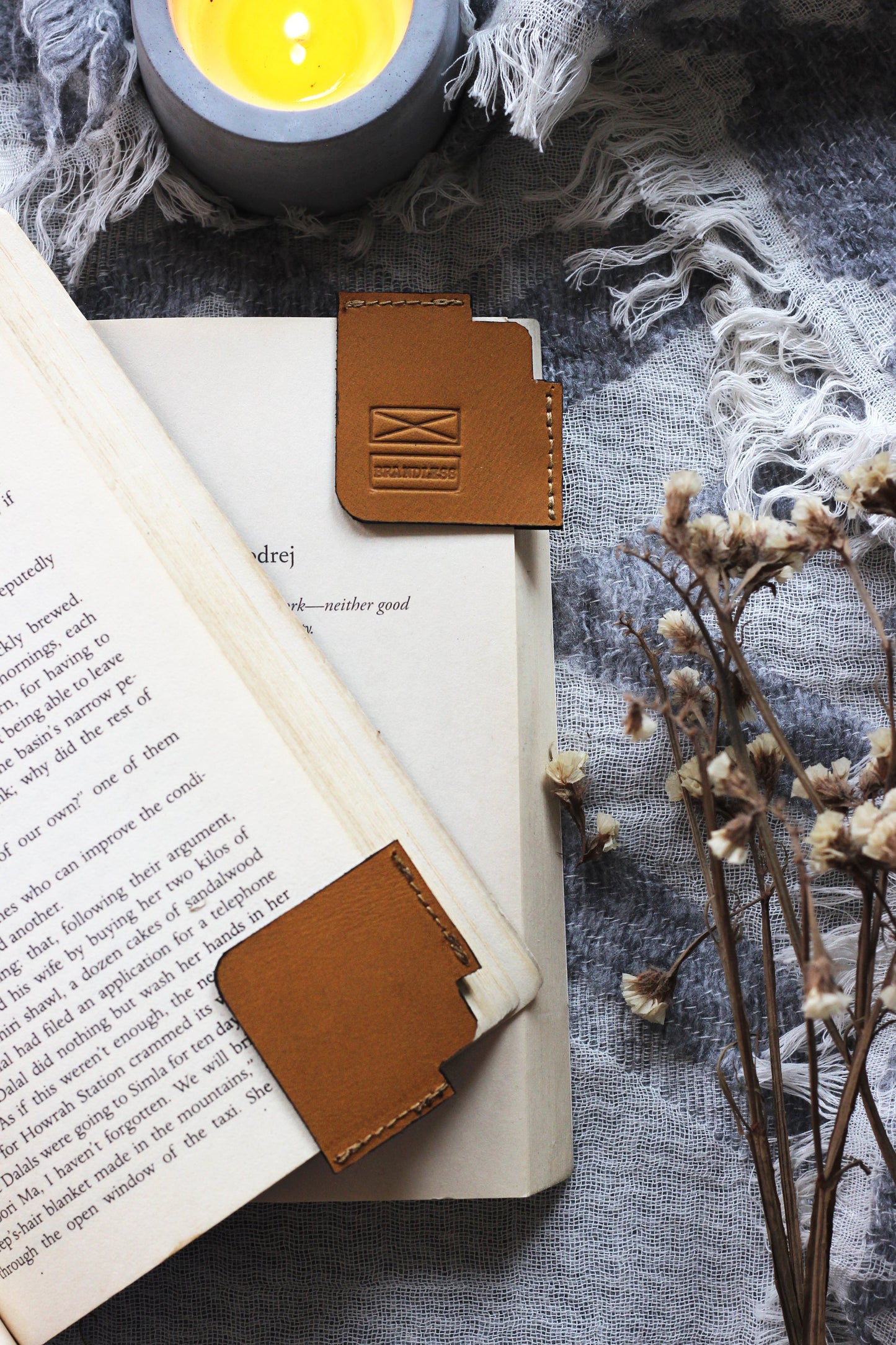 handcrafted genuine leather Corner Bookmark, meticulously crafted by our team of skilled artisans. skilfully created with a sustainable zero-waste policy, utilising leather from production excess, all while maintaining the highest standards of quality.. Personalised corporate gift ideas.