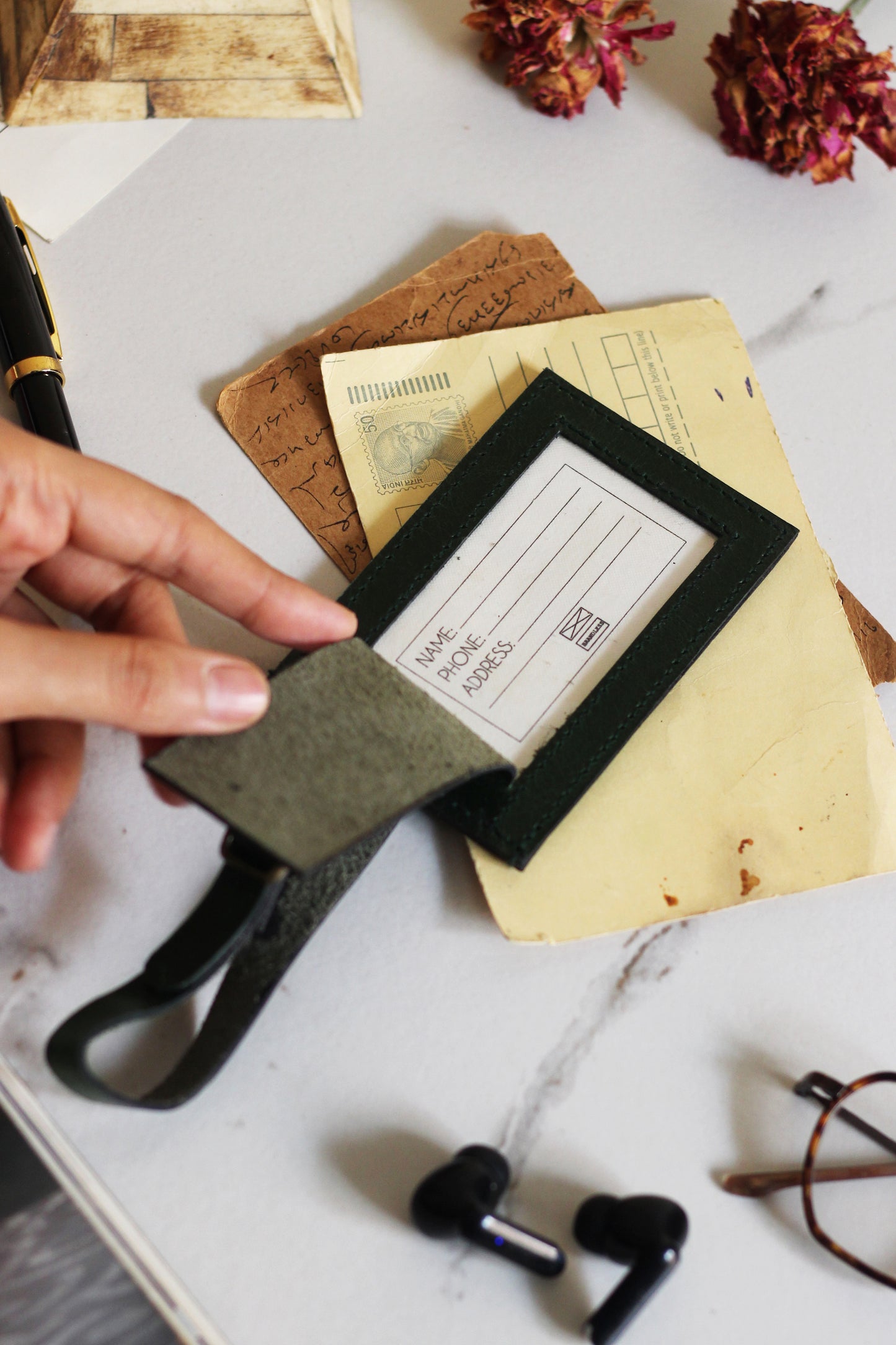 Luggage Tag - Dark Green