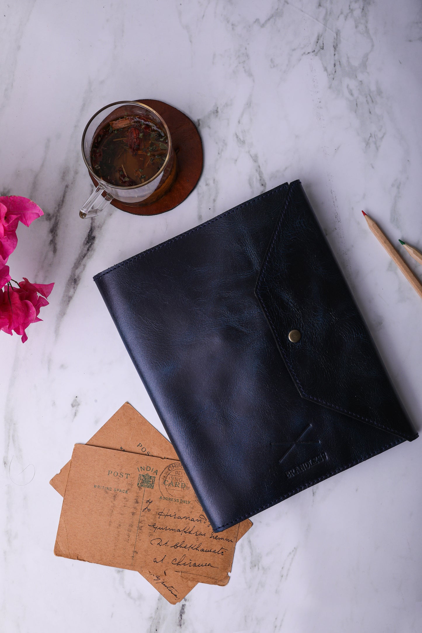 Memo Book 0.1- Dark Green Leather