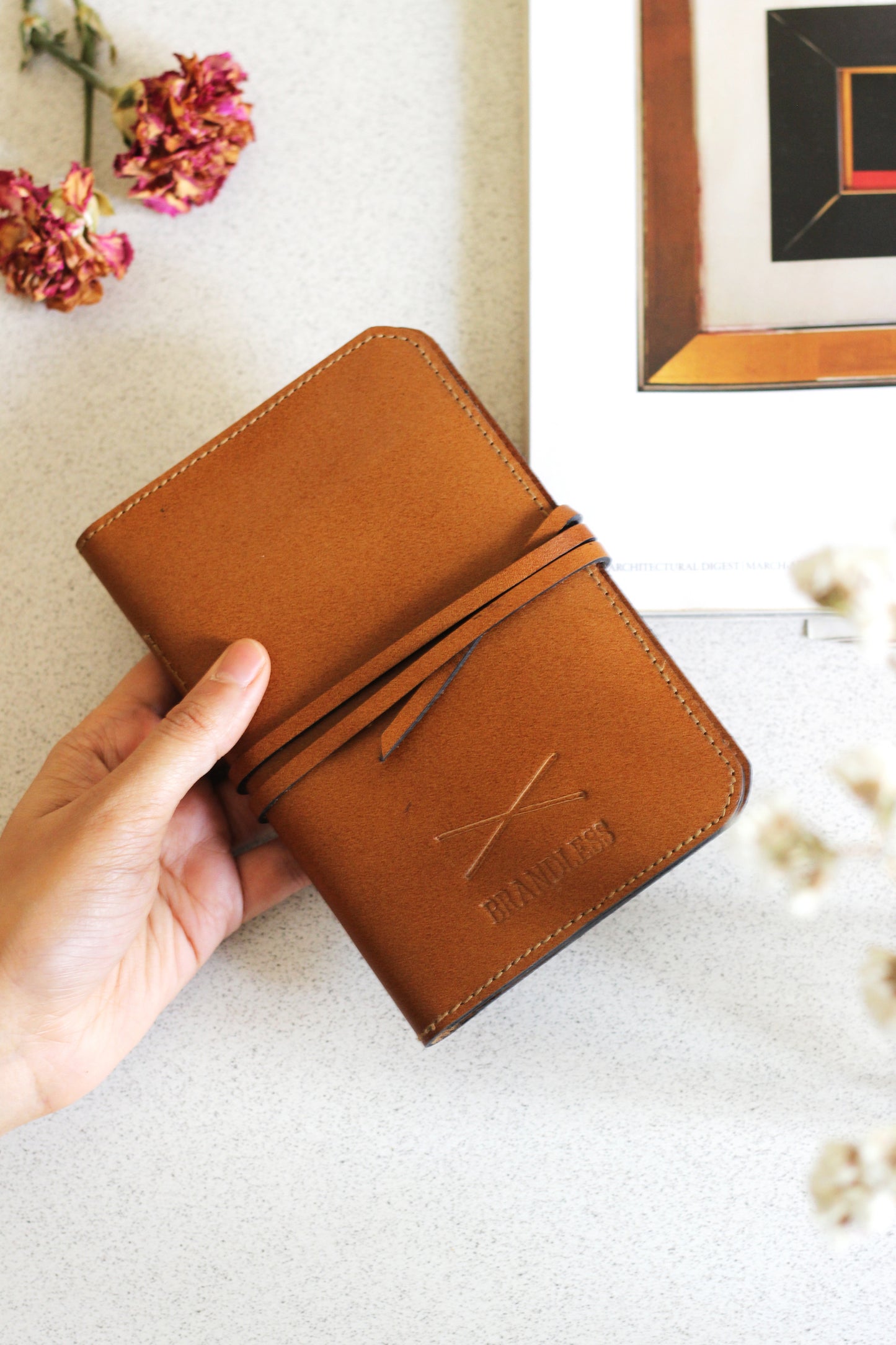 Passport Holder - Tan Leather