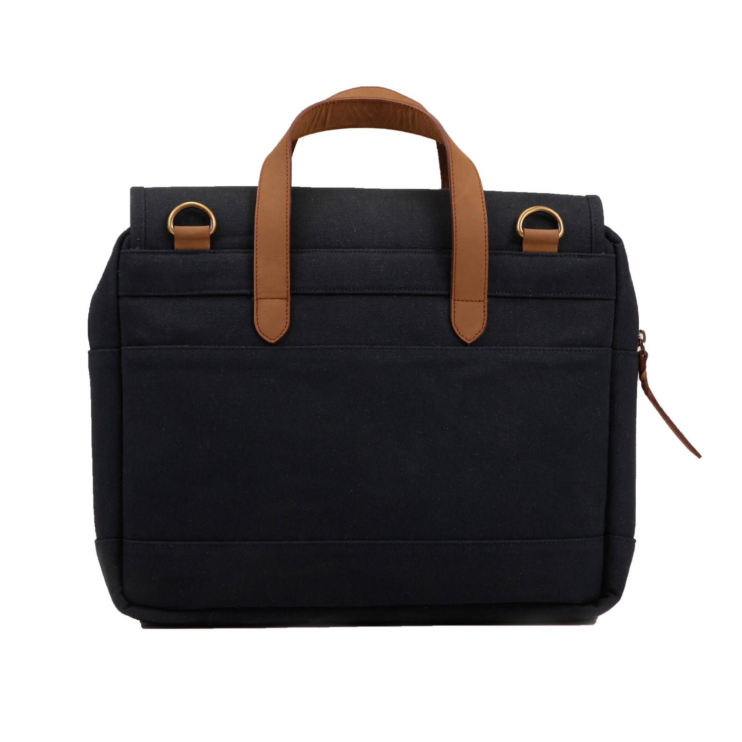 Apprentice Laptop Bag - Blue Canvas & Leather