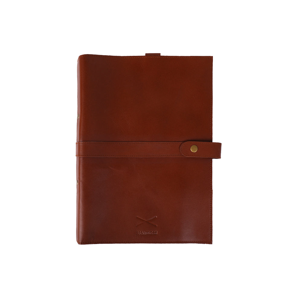 RING BINDER FOLDER GENUINE LEATHER ORGANISER