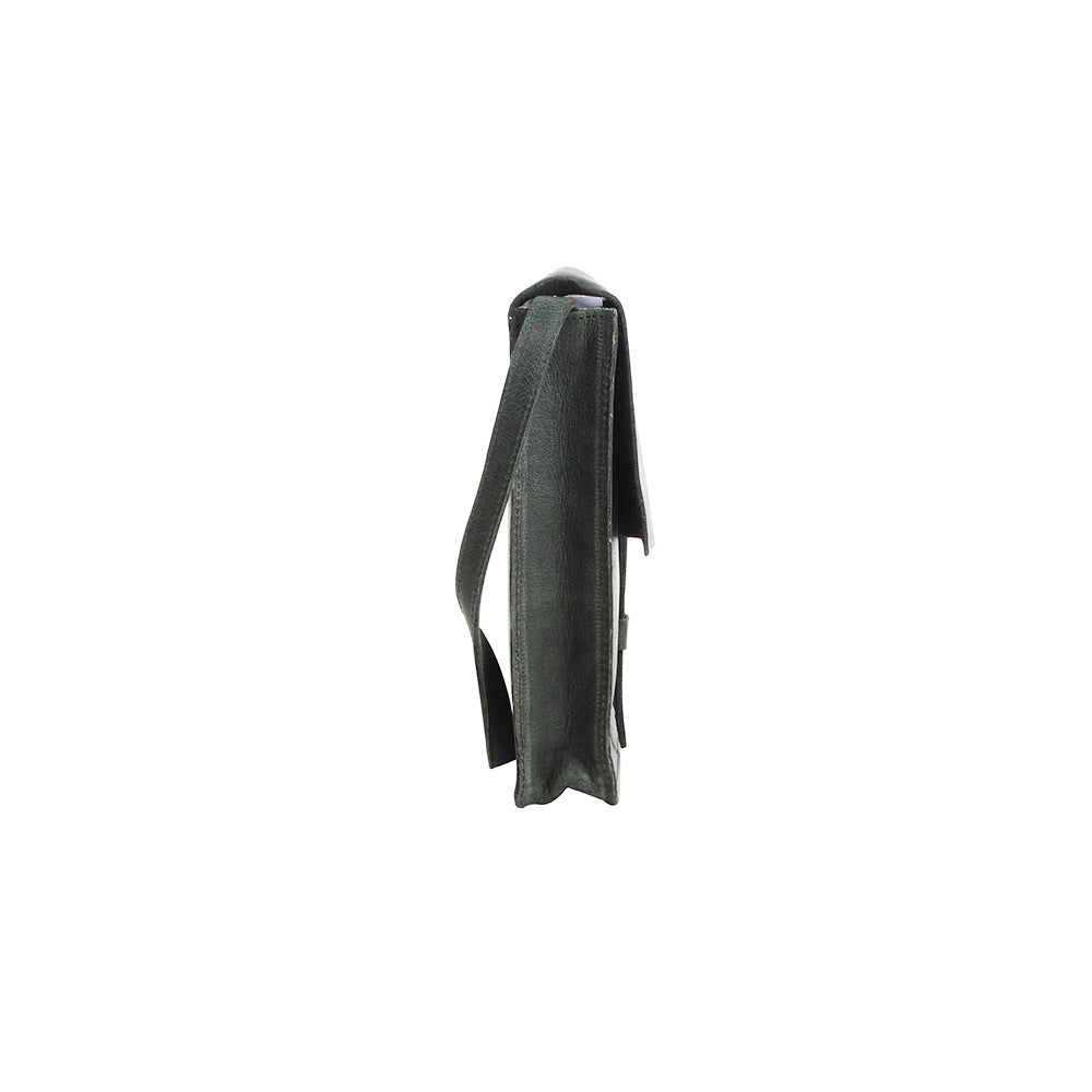 cross body messenger leather bag