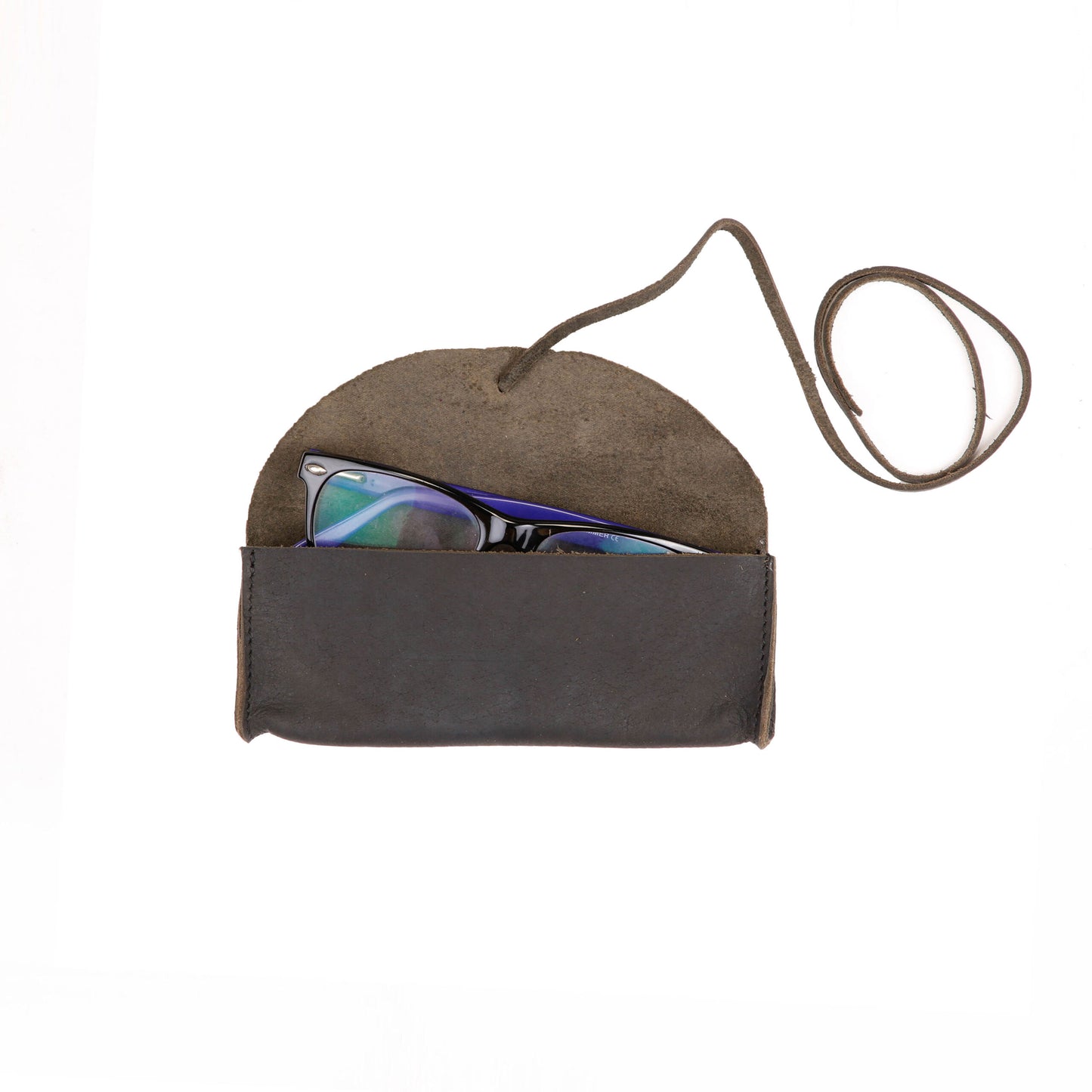 leather eyewear case handcrafted