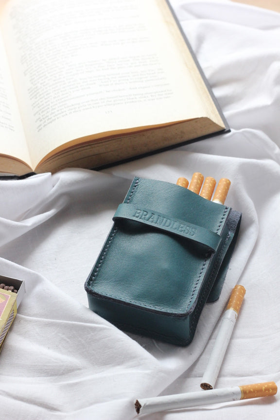 Leather Cigarette Case - Tan