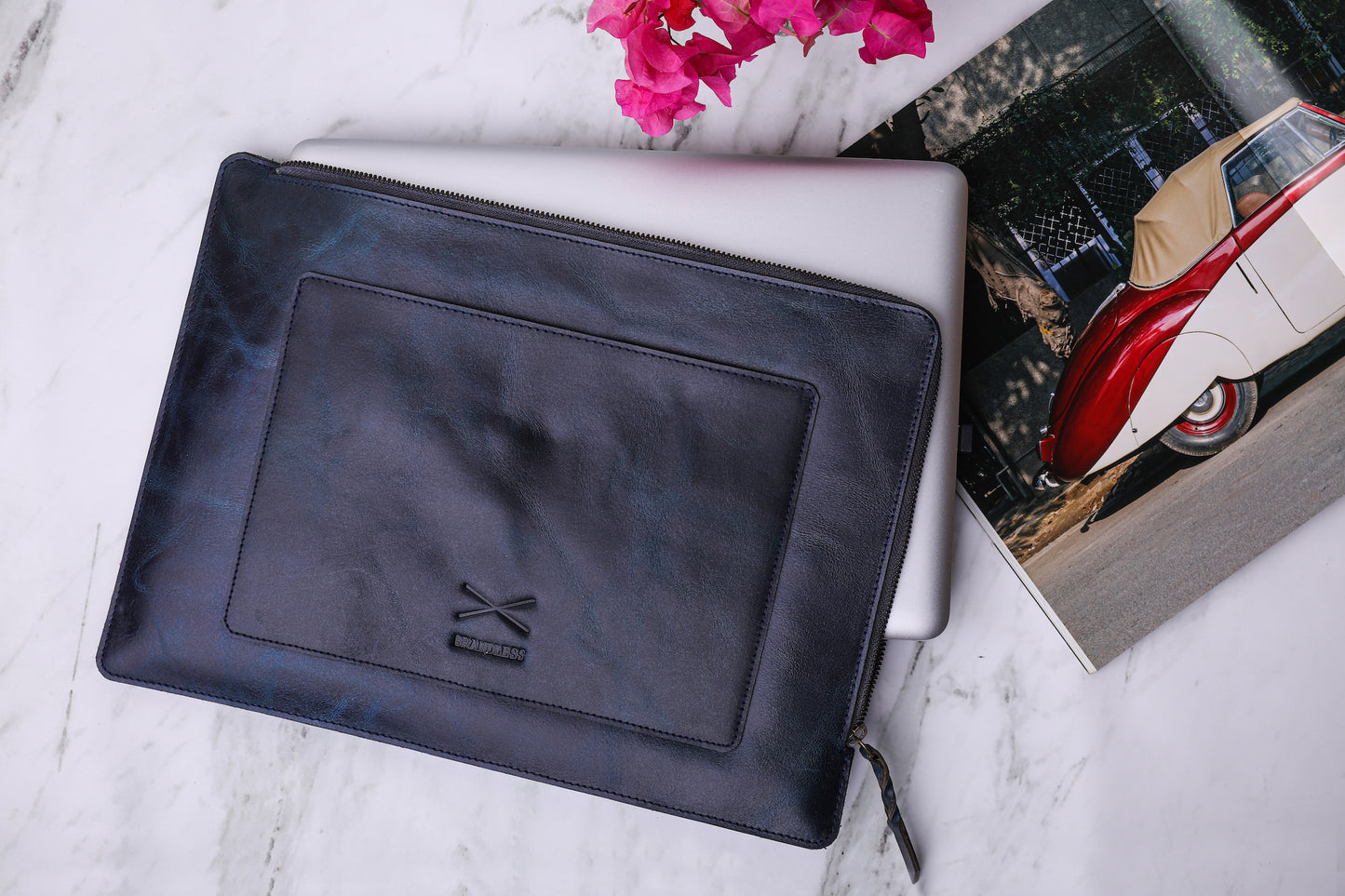 HANDCRAFTED LEATHER LAPTOP SLEEVE COVER