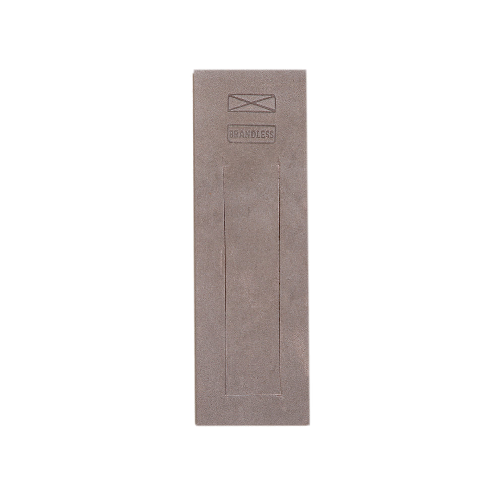 Leather Bookmark - Grey