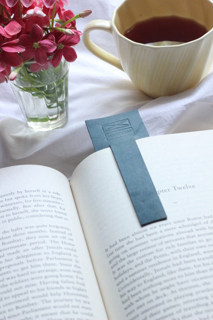 Leather Bookmark - Tan
