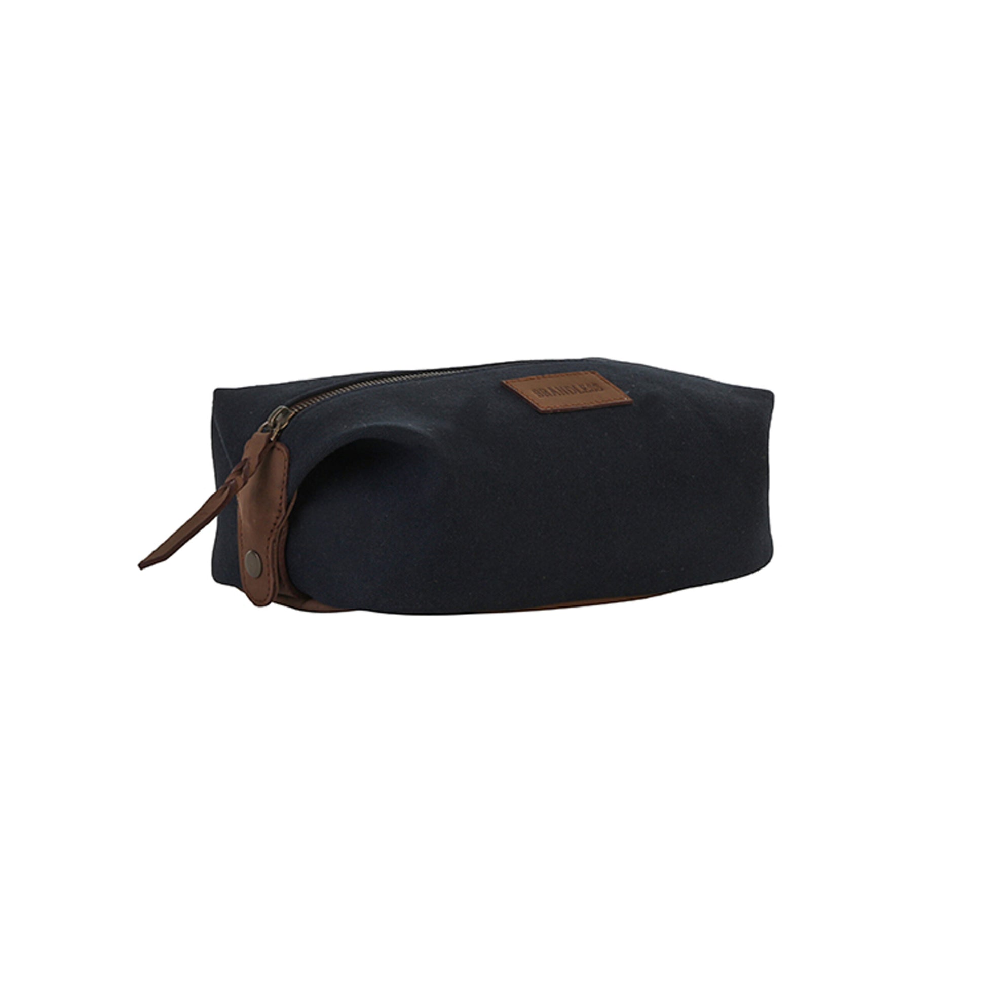 Canvas & Leather Dopp Kit- Blue – Brandless