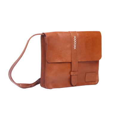 cross body messenger leather bag