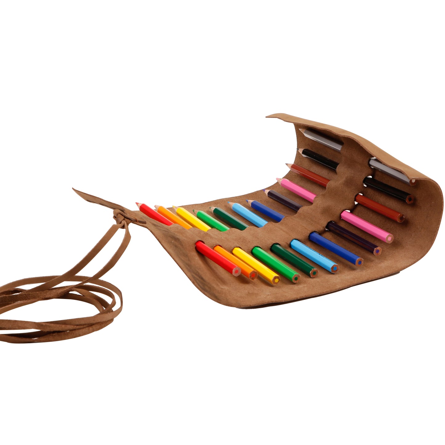 Pencil Roll - Brown
