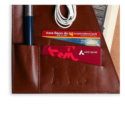JOURNAL GENUINE LEATHER ORGANISER NOTEBOOK STAIONERY PERSONALISED GIFT
