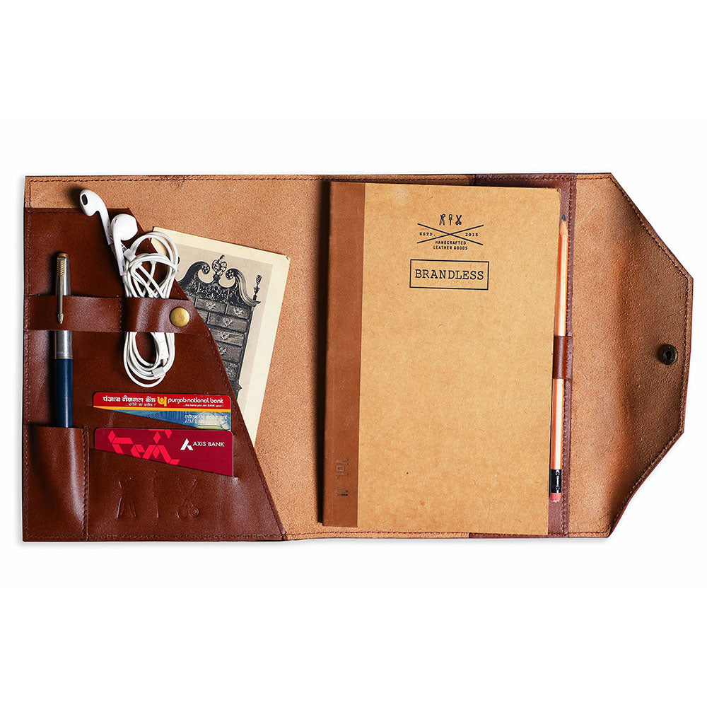 JOURNAL GENUINE LEATHER ORGANISER NOTEBOOK STAIONERY PERSONALISED GIFT