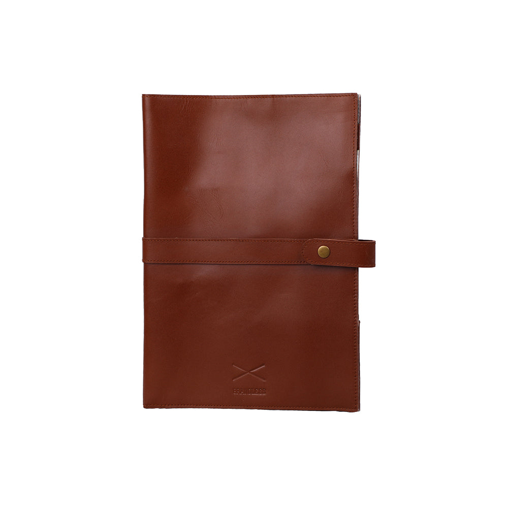 RING BINDER FOLDER GENUINE LEATHER ORGANISER 