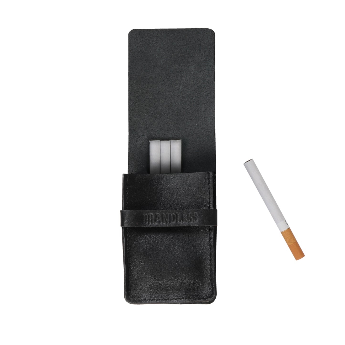Leather Cigarette Case - Grey