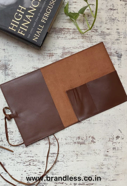 Leather Gadget Wrap- Brown