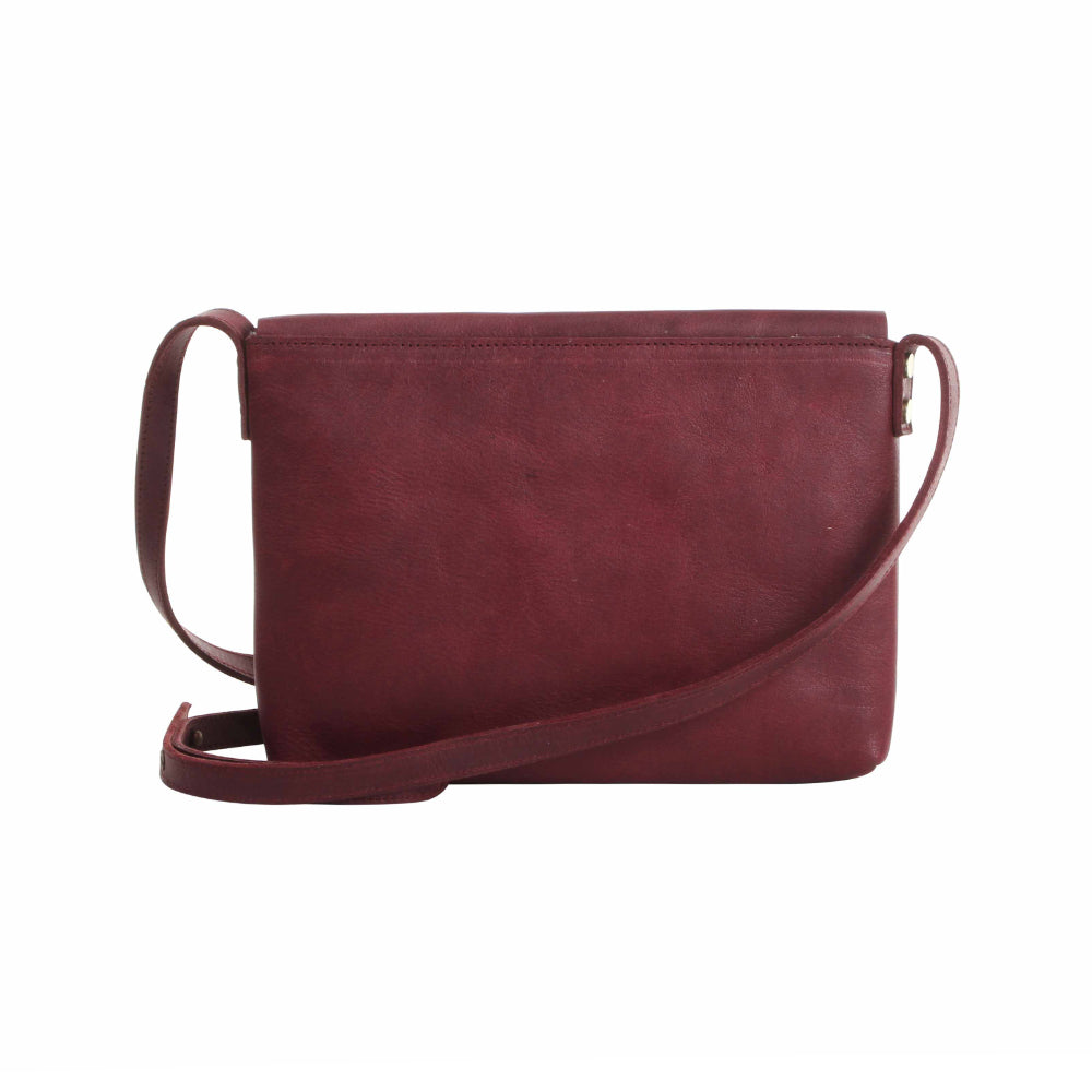 Saddle Bag with Strap Burgundy grained calfskin | DIOR US