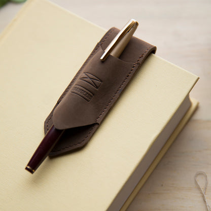 Pen Holder Bookmark - Brown