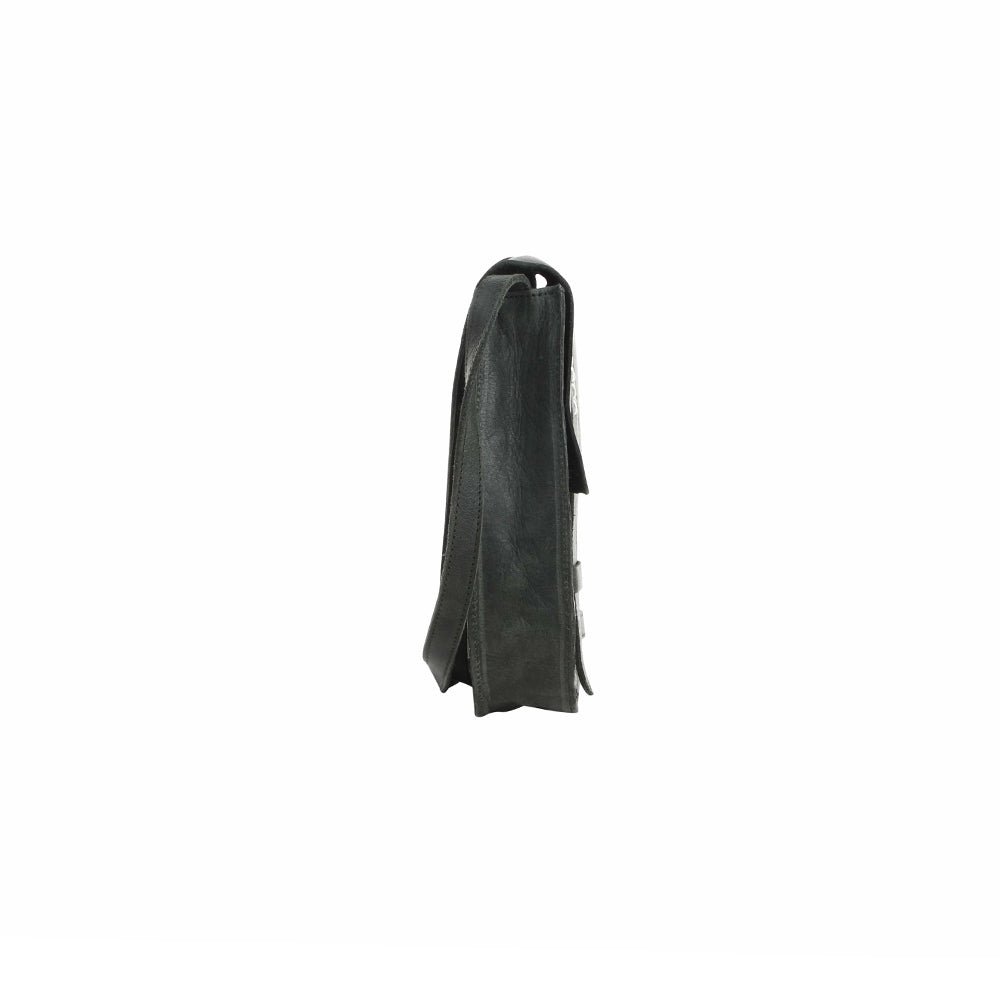 cross body messenger leather bag