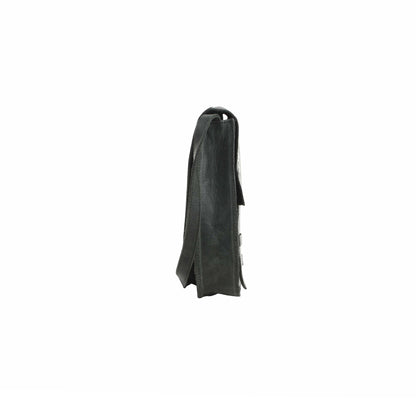 cross body messenger leather bag