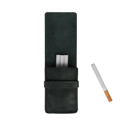 Leather Cigarette Case - Grey