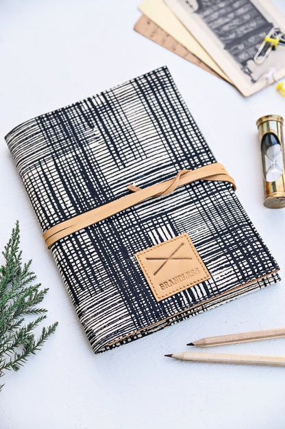 Daybook Journal - Kora Canvas & Leather