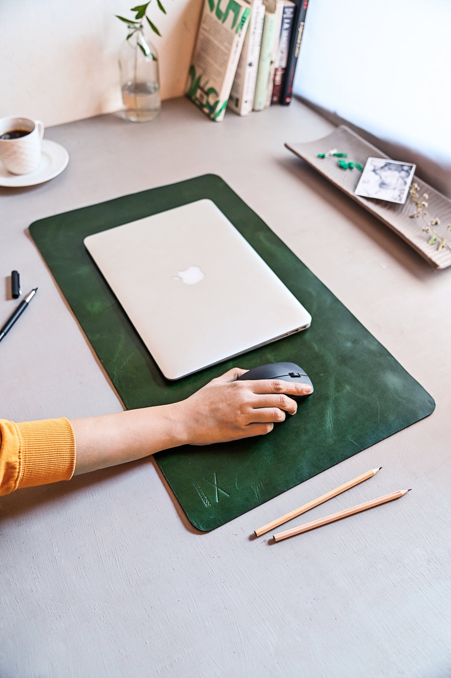 Leather Desk Mat- Tan