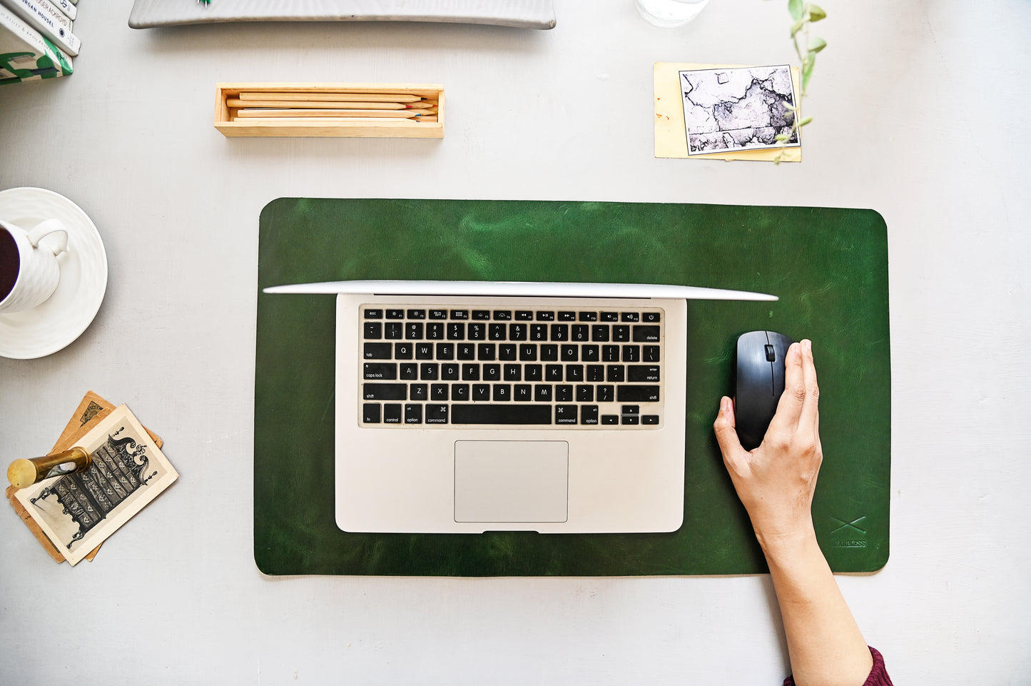 Leather Desk Mat- Tan