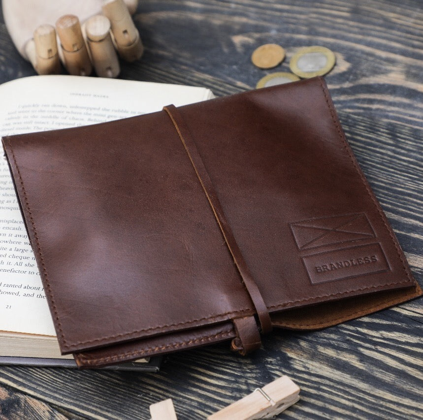 Leather Gadget Wrap - Blue
