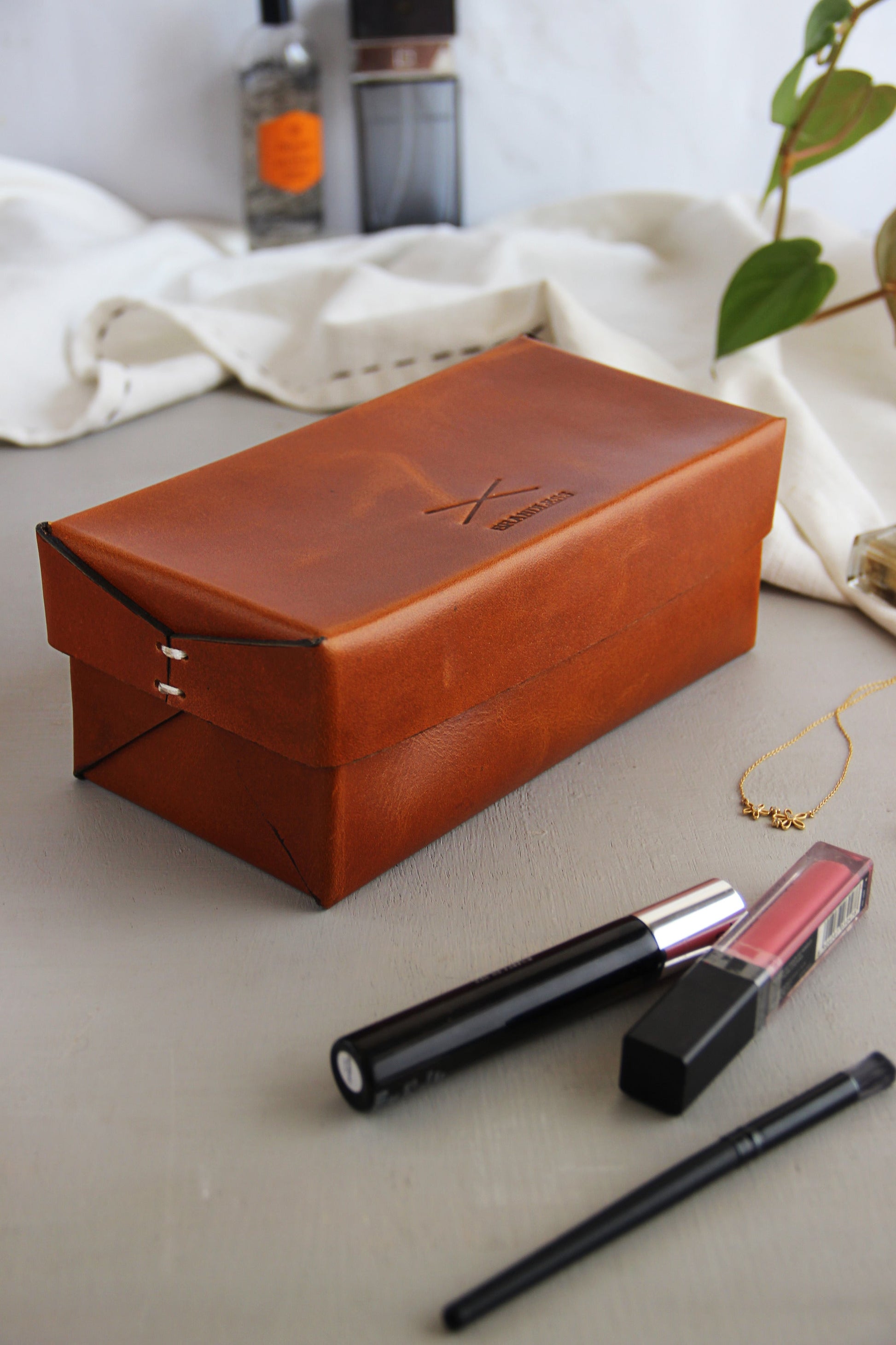 Leather Utility Box Multipurpose Jewellery Box Handcrafted First Aid Box Vanity Box Free Shipping Pan India Leather