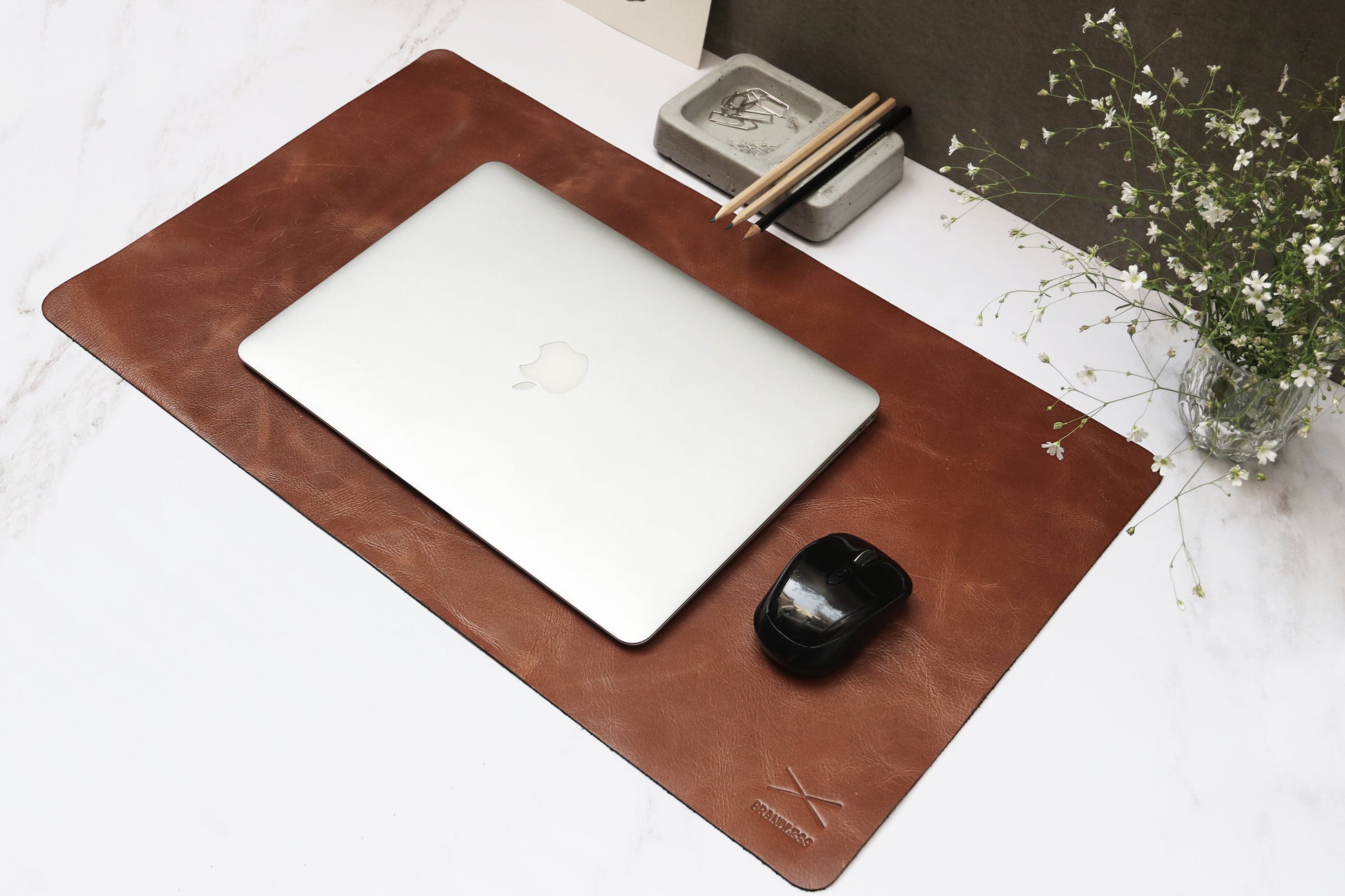 Leather Desk Mat- Dark Green – Brandless