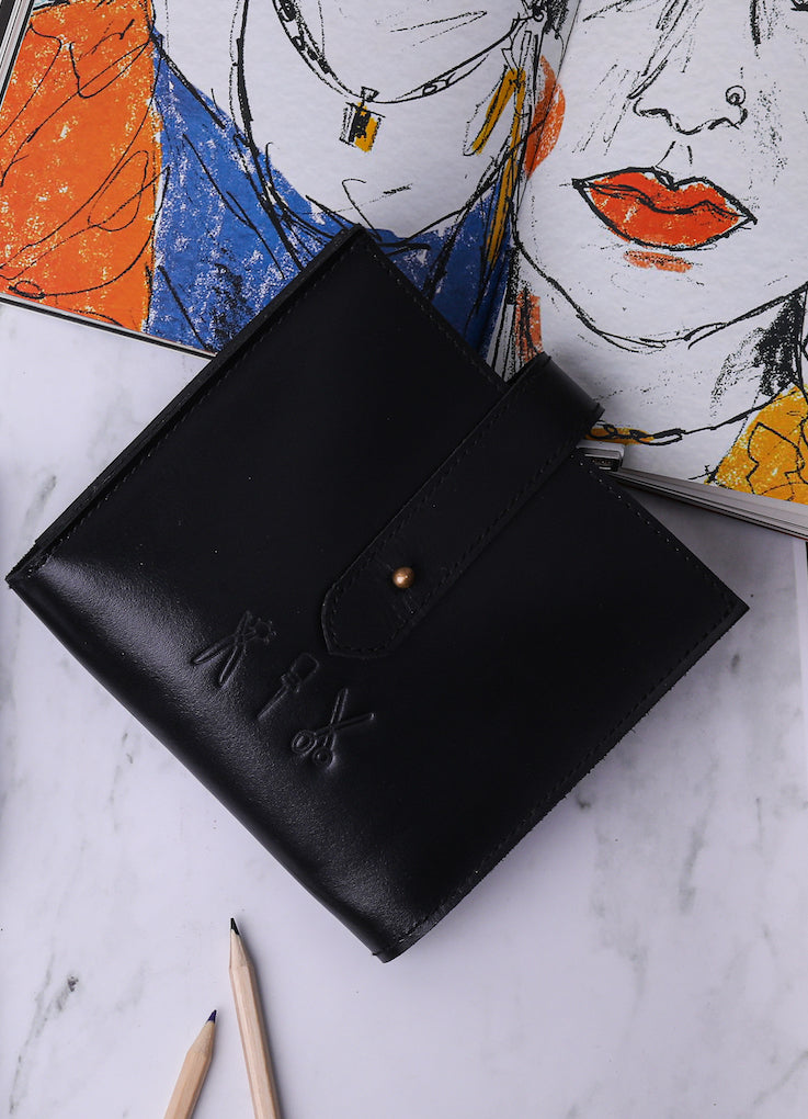 gift set leather organiser laptop sleeve charger case