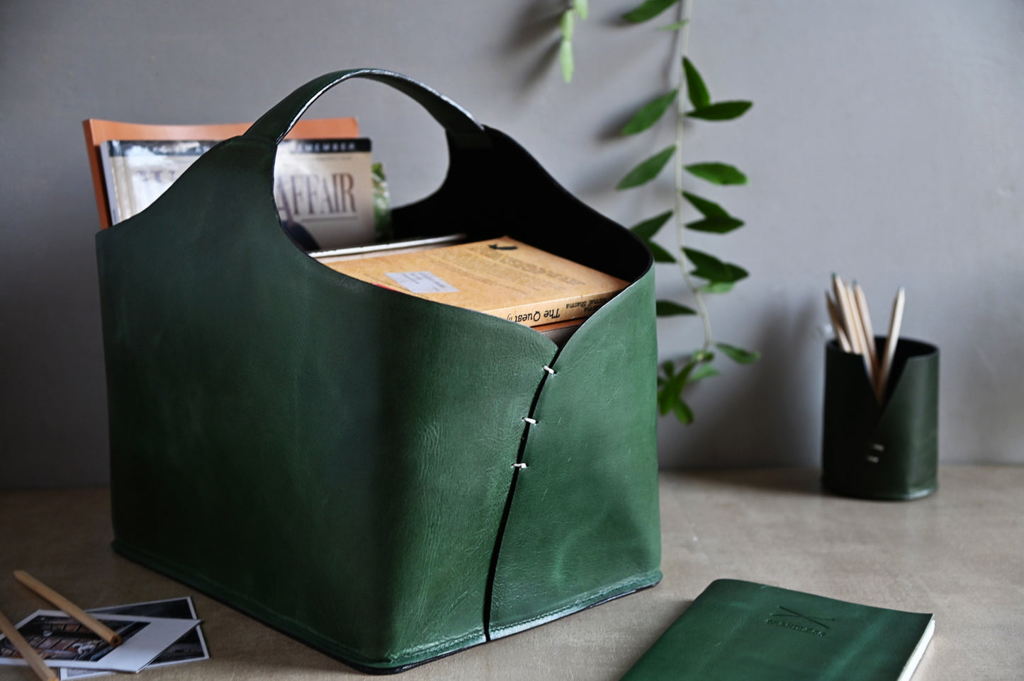 Magazine Holder- Dark Green