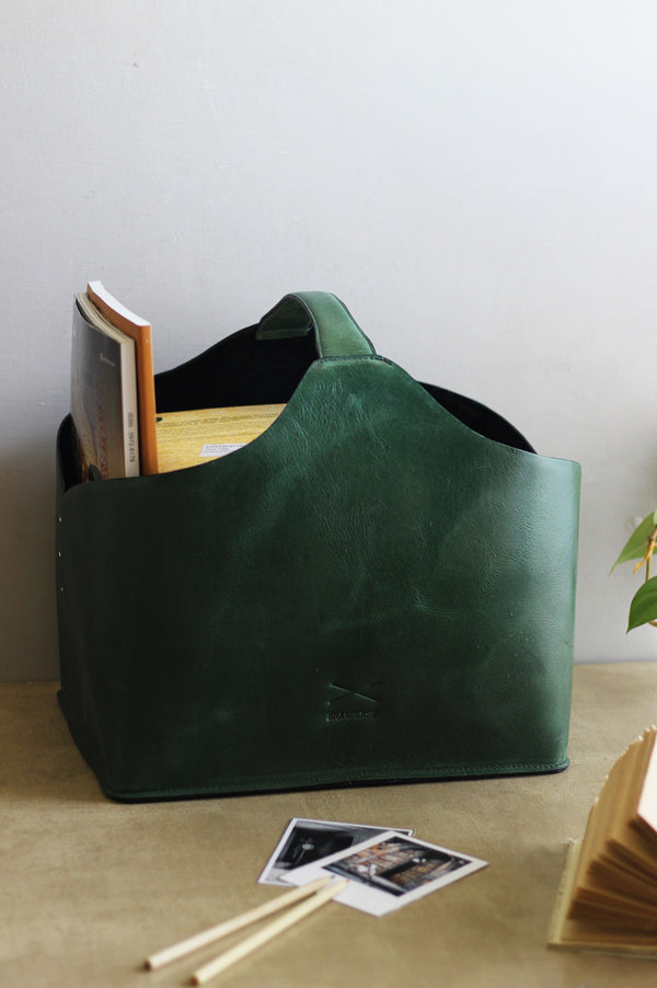 Magazine Holder- Dark Green – Brandless