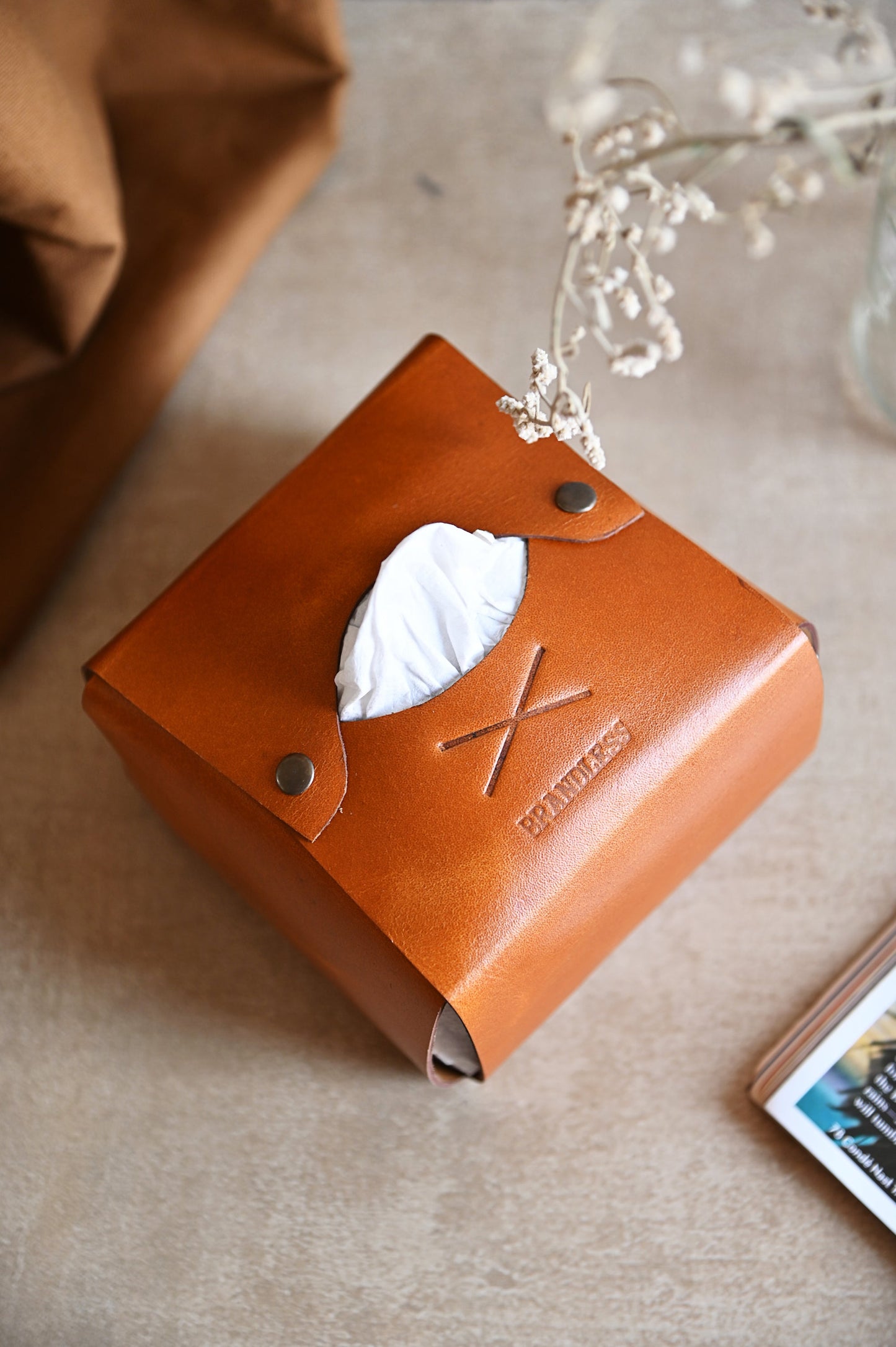 Tissue Case- Tan