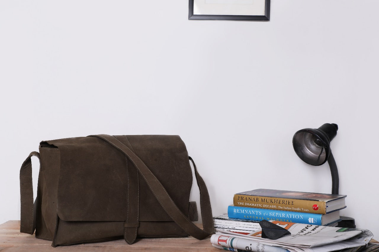 Postman Bag - Olive Green