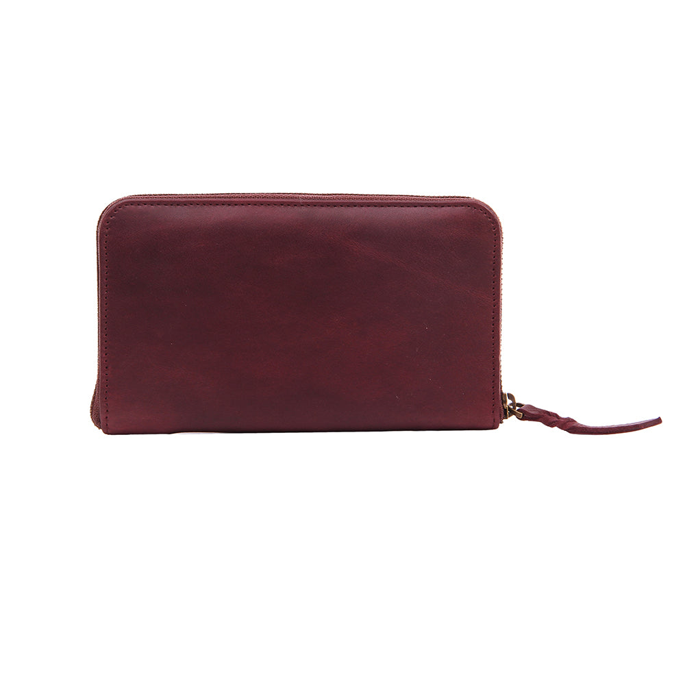 LADIES WALLET LEATHER HANDCRAFTED PURSE