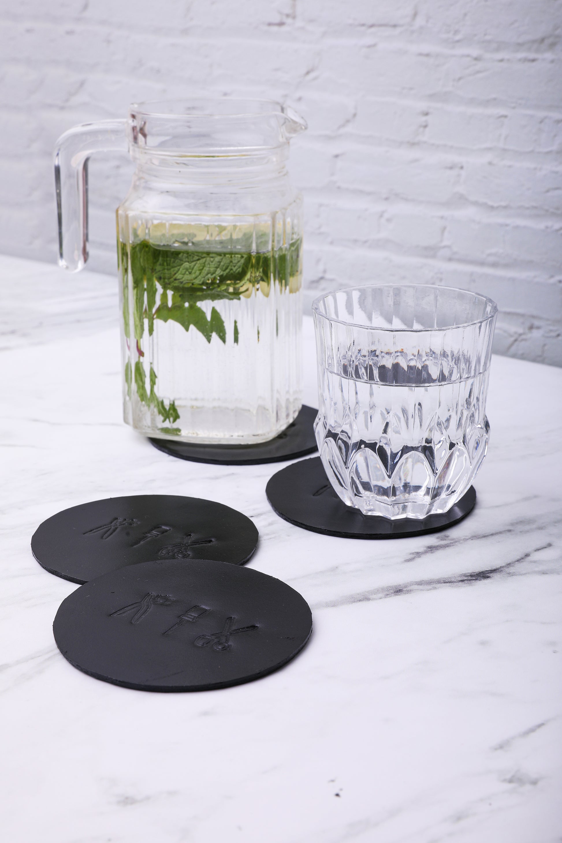 Home Accessories- Leather Coasters