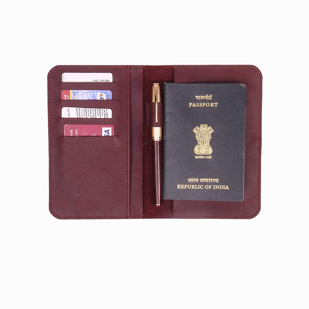 travel accessories passport case personalised gift genuine leather