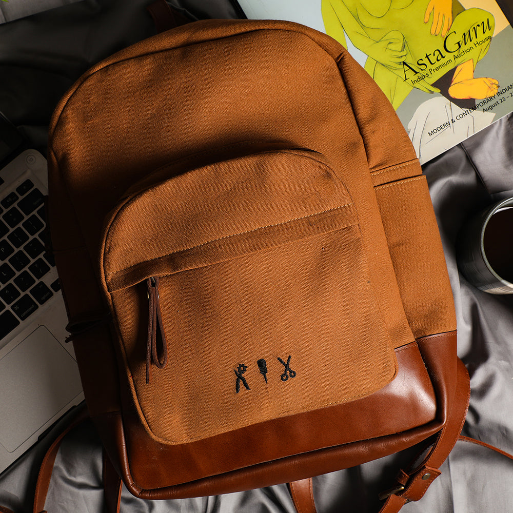 Scholar Backpack- Tan