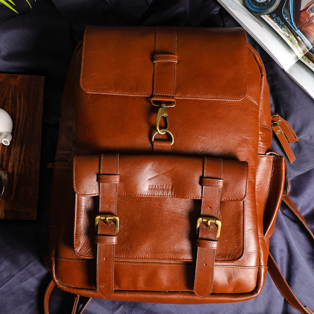 Backpack Bag- Leather