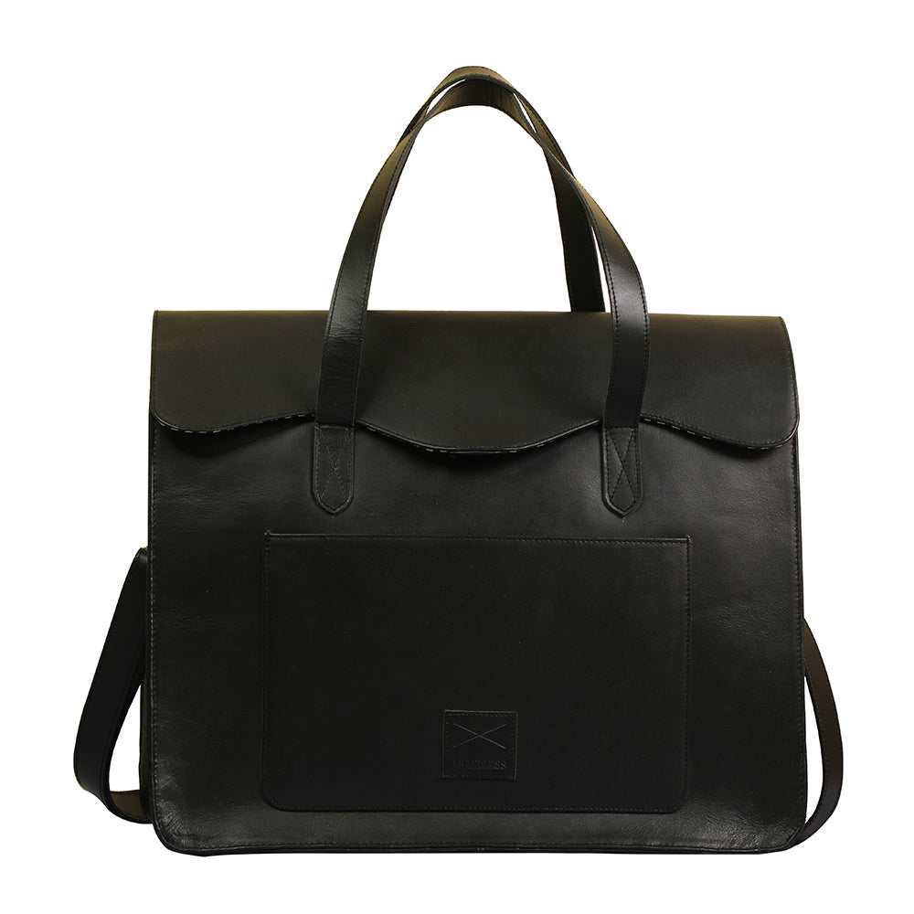 LEATHER LAPTOP BAG OVERNIGHTER DUFFEL 
