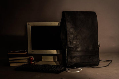 leather backpack bag