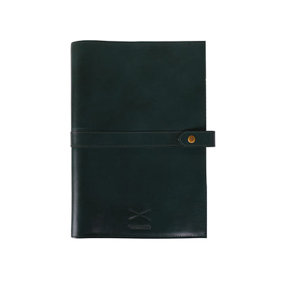 RING BINDER FOLDER GENUINE LEATHER ORGANISER 