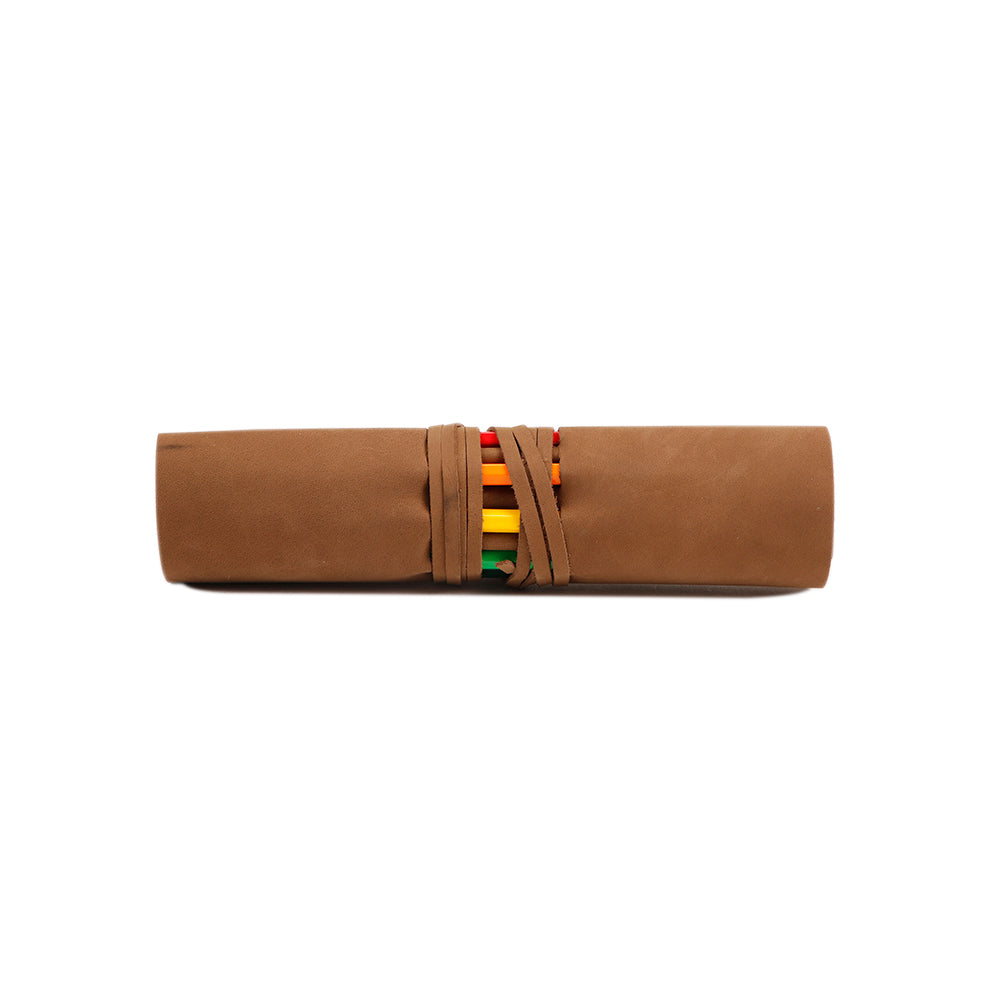 Pencil Roll - Brown