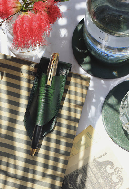 Pen Holder Bookmark - Brown