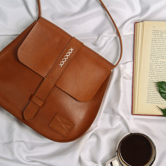 cross body messenger leather bag